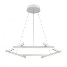 Trans Globe MDN-1565 WH - LED PENDANT 6 RODS 47W-WH